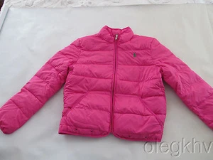 New Ralph Lauren Big Girls Pink Puffer Jacket Size (L 12-14) $165 - Picture 1 of 9