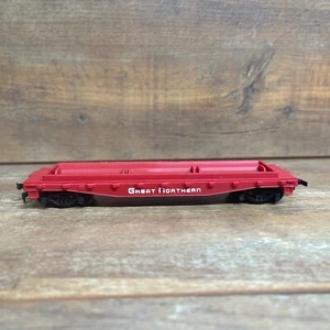 HO Scale Tyco Great Northern Flat Car Model Railroad Train Car Collectible - Picture 1 of 4