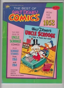 BEST OF WALT DISNEY COMICS FROM THE YEAR 1952, UNCLE SCROOGE FN/VF - Picture 1 of 4