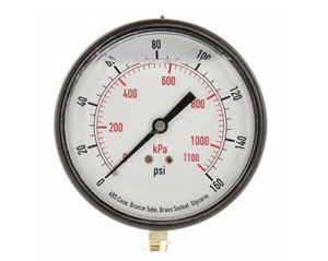 Pressure Gauge 2 1/2" 0-160 PSI 4FLE4A - Picture 1 of 2