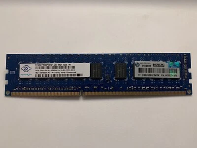 Nanya 4GB 2RX8 PC3L-10600E-9-10-E0 1333 NT4GC72C8PG0NF-CG - Image 1 of 2