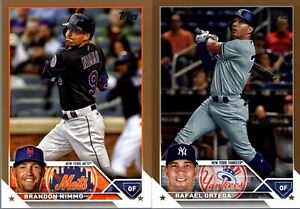2023 Topps Series 2 Gold #/2023 Singles w/ Rookie RC - You Pick for Set