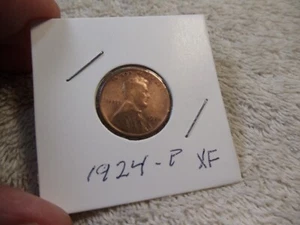 1924-P WHEAT PENNY EXTRA FINE SHIPS FREE - Picture 1 of 2
