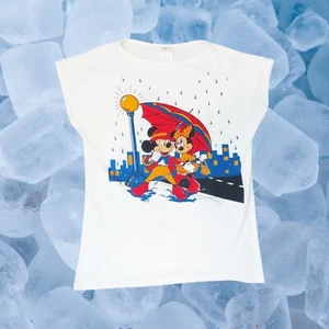 Vintage Walt Disney Productions Mickey Minnie Great Movie Ride Shirt Size Large - Picture 1 of 10
