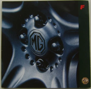 MG MGF 1.8i & VVC 1995-96 Original UK Sales Brochure Pub. No.4899 - Picture 1 of 2