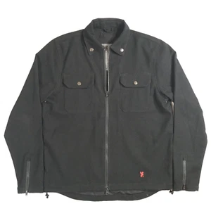 Chrome Industries Jacket Ike Windshirt Size Men's Medium Black Biking Hiking - Picture 1 of 18