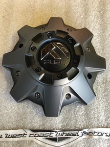 Fuel Offroad Matte Black Chrome Rivets Replacement RIM Cap Part# 1002-53B - Picture 1 of 2