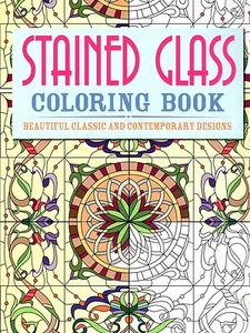 Stained Glass Coloring Book : Beautiful Classic & Contemporary Designs - Bild 1 von 3