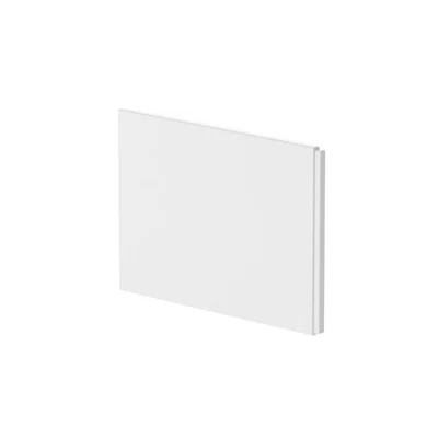 PREMIER Nuie L-Shaped Shower Bath End Panel 700mm White Acrylic Bathroom Tub Panel