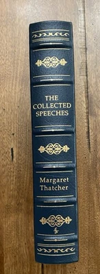 Easton Press Leather Signed Book COLLECTED SPEECHES by Margaret Thatcher COA NEW - Image 1 of 4
