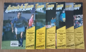 Ipswich Town 1989/90 Season select from menu of Home League Programmes - Picture 1 of 7