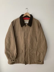 Orvis Heritage Field Coat Men Sz XXL  Waxed Cotton Canvas Corduroy Collar Barn - Picture 1 of 13