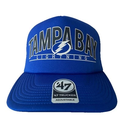 Tampa Bay Lightning '47 Marca Trucker NHL Backhaul Snapback Sombrero NHL NUEVO CON ETIQUETAS OSFA Foto 1 de 4