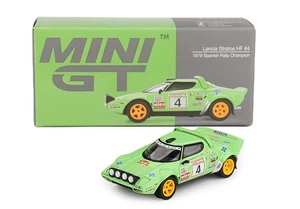 Mini-GT 1:64 LANCIA STRATOS HF #4 SPANISH RALLY CHAMPION 1979 - MGT01050 - Bild 1 von 4