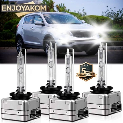 Kit de bombilla de faro LED blanca 6000K para Kia Sportage 2017-2019 haz alto/bajo HID Foto 1 de 4