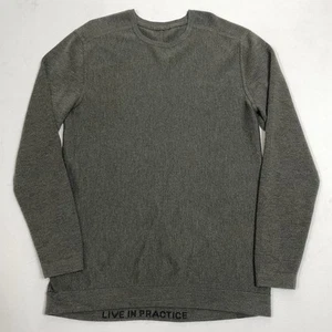 Lululemon Sweater Mens Medium Green Merino Wool Alpine Air Pullover - Picture 1 of 9