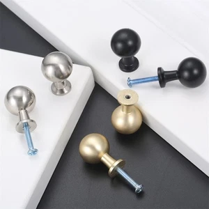 1pc Zinc Alloy Cabinet Door Knob Drawer Pull Kitchen Handle 3 Color Household - Picture 1 of 28