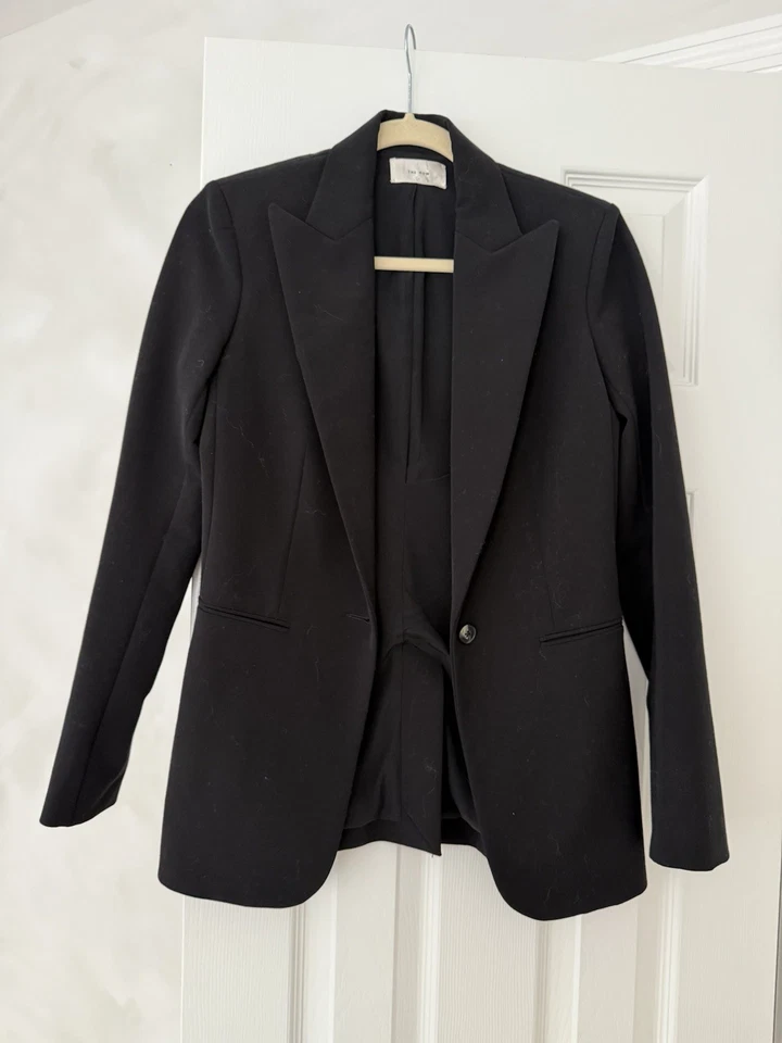 Blazer The Row jaqueta preta 2 - Imagem 1 de 3
