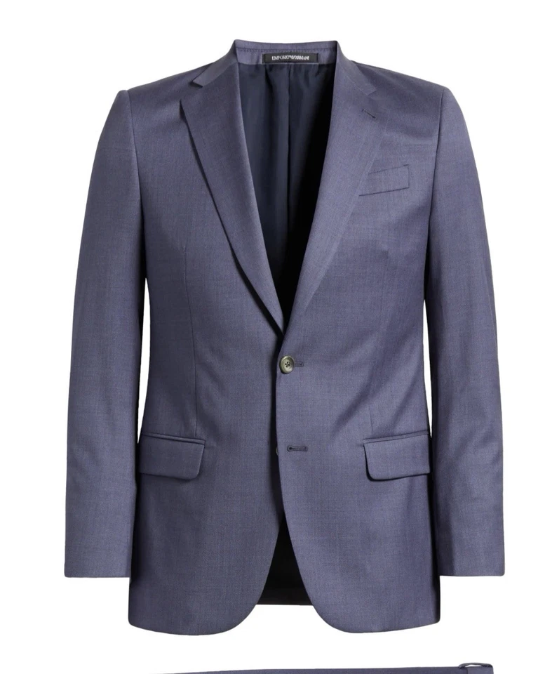 Abrigo deportivo para hombre EMPORIO ARMANI - Línea G 100 % lana virgen Foto 1 de 4