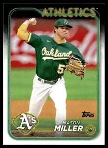 2024 Topps Mason Miller Oakland Athletics #427 - Picture 1 of 2