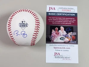 Bruce Bochy Signed 2023 World Series Baseball JSA COA Rangers 23 WS Giants B - Picture 1 of 9