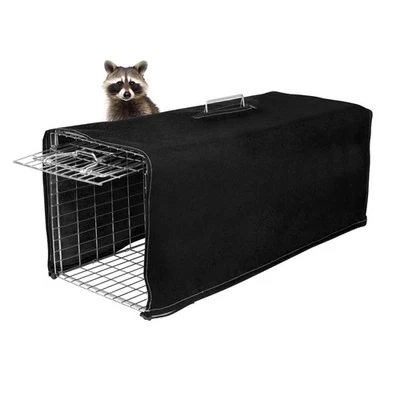 Trap Cage Cover Animal Cover Small Cover 1-Door Humane cat Trap 32 x 10 x 12 - Image 1 of 4