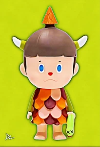 Monster Boy "Labubu" Original Pop Art Print - 13 x 19 Poster - Picture 1 of 1