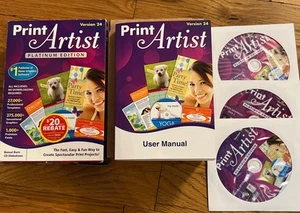 Print Artist Platinum Edition Version 24 - Windows XP, Vista, or 7 DVD - Picture 1 of 1