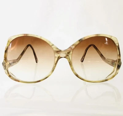 De colección Años 70 80 Brazo Caído Monturas Gafas De Gran Tamaño Hipster 55 18 Ombré Foto 1 de 4