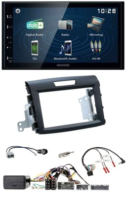 Kenwood 2DIN Bluetooth Lenkrad USB DAB Autoradio für Honda CR-V FR5/FR6 ab 2013 - Bild 1 von 4