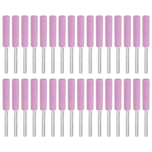 7/32 Zoll Diamant Kettensäge Schärfgerät Wetzstein Schleifffeile Rosa 32 Sets - Bild 1 von 6