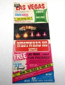 vintage Westward Ho Motel Circus Casino Las Vegas Nevada promo ad brochure - Picture 1 of 12