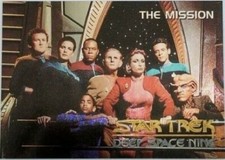 Star Trek Deep Space Nine Spectra Etch Card SP4 Skybox 1993 The Mission NM