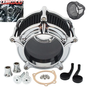 Clear Air Cleaner Intake Filter For Harley Sportster 883 1200 Forty Eight 91-22 - Imagen 1 de 8