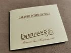 Eberhard & Co. Vintage Warranty Certificate Papers Aiglon ref.41116 year 2004