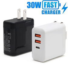 30W USB-C Type-C Wall Fast Charger PD Power Adapter For iPhone 13 12 11 Pro Max