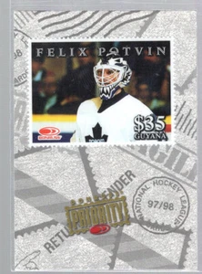 * 1997-98 Donruss Priority - Stamps - FELIX POTVIN (g) - Picture 1 of 2