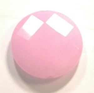 Dyed Pink Jade 30mm Round Bead Natural Gemstone for Beading/Wire Wrapping - Picture 1 of 16