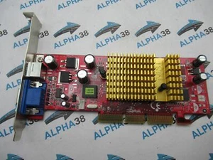 MSI Nvidia MX 4000 64MB Gddr AGP 1x Sv 1x VGA Graphic Card - Picture 1 of 2