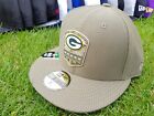 New Era 59Fifty On Field Green Bay Packers Hat Full Cap 7 1/8