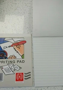 Pad da scrittura regolato bianco silvine 18 foglie duke 175 mm x 135 mm - ideale per lettere - Foto 1 di 1