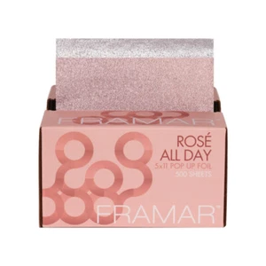 Papel de Aluminio Para Coloración Cabello FRAMAR 5x11 Pop Up Rosé All Día 500 - Imagen 1 de 1