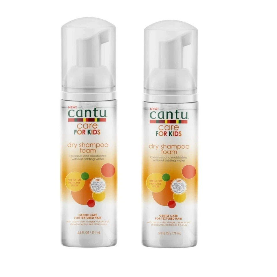2x  Cantu Care for Kids Dry Shampoo Foam 5.8oz / 171ml - Image 1 of 1