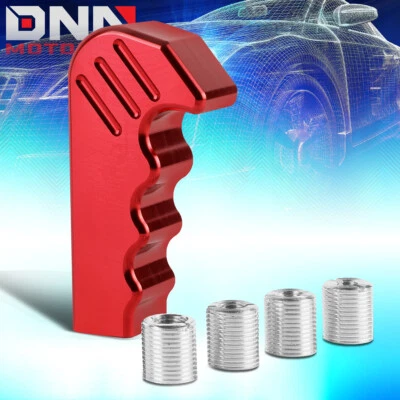 Aluminum Pistol Grip Style Manual Transmission Shift Knob Shifter Handle Red - Изображение 1 из 4