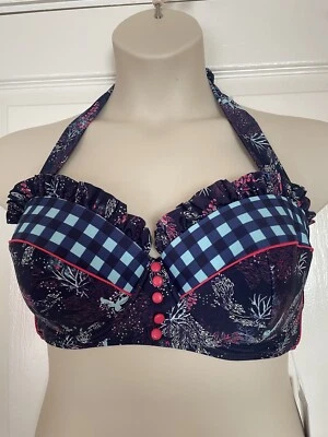 Joe Browns Bikini Top Size 34E BNWT Summer Beach - Image 1 of 4