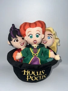 Disney Store Hocus Pocus Sanderson Schwestern Plüsch Stoffpuppen Hexenkessel Spielzeug - Bild 1 von 10