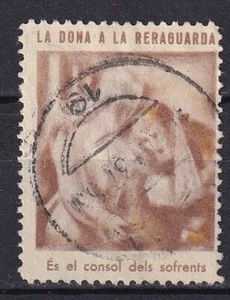 SCW Etichette politiche Cataluña Edifil 2911 LA DONA A LA RERAGUARDA Es consol (1) - Foto 1 di 2