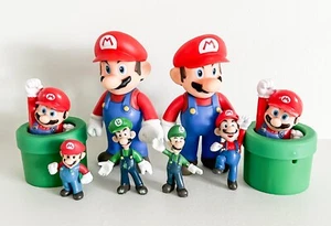 Set of Nintendo Mario Figures - Mario and Luigi - Picture 1 of 4
