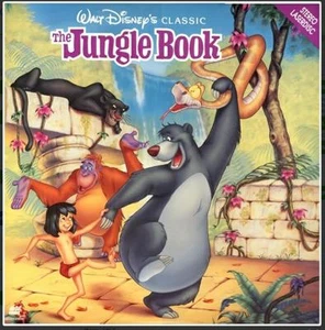 WALT DISNEY'S ~ JUNGLE BOOK ~ LASERDISC ~ MOWGLI Baloo SHERE KHAN King Louie - Picture 1 of 1