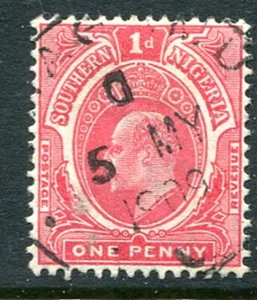 SUR DE NIGERIA: (19361) SHAGAMU “D”code/KE7 cancelar 1909 - Imagen 1 de 1